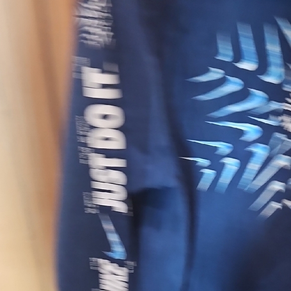 Nike Men's Deep Blue Hoodie - Picture 4 of 5